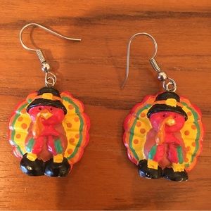 Thanksgiving Turkey Earrings!